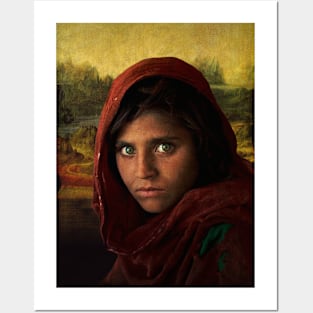 Mona Lisa - Afghan Girl Posters and Art